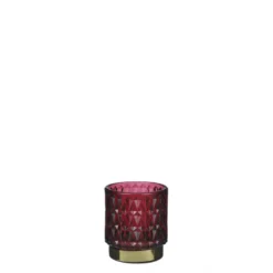 Porte bougie ø7-H8 rouge foncé - EDELMAN