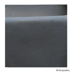 Pot carré en fibre gris anthracite - ø22 - DESJARDINS