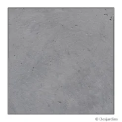 Pot carré en fibre gris clair - 37,5 cm - DESJARDINS