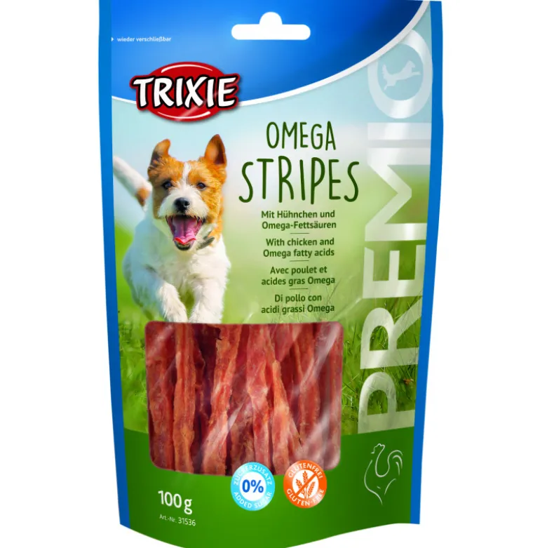 Premio oméga stripes poulet 100g - TRIXIE