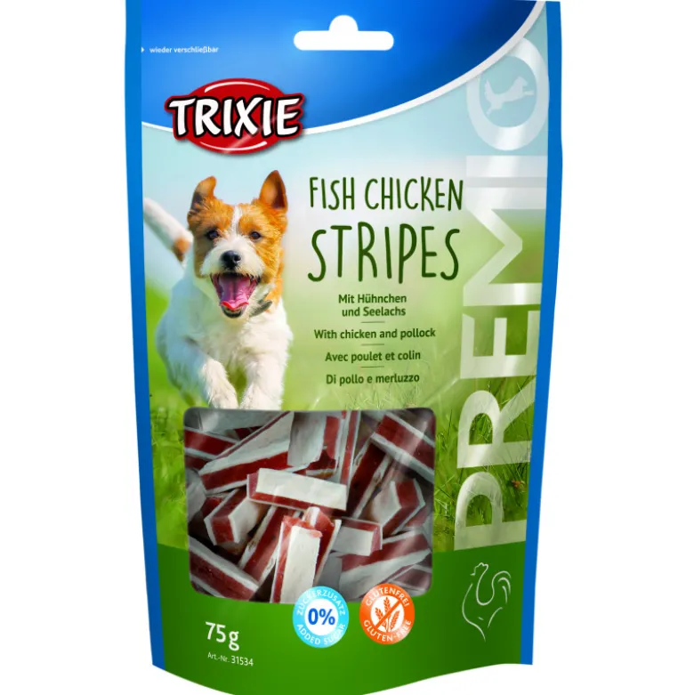 Premio stripes poulet et colin 75g - TRIXIE