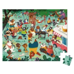 Puzzle la cousinade des ours - 54 Pcs - JANOD