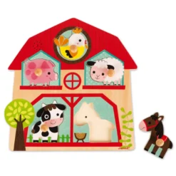 Puzzle musical - Les copains de la ferme - JANOD
