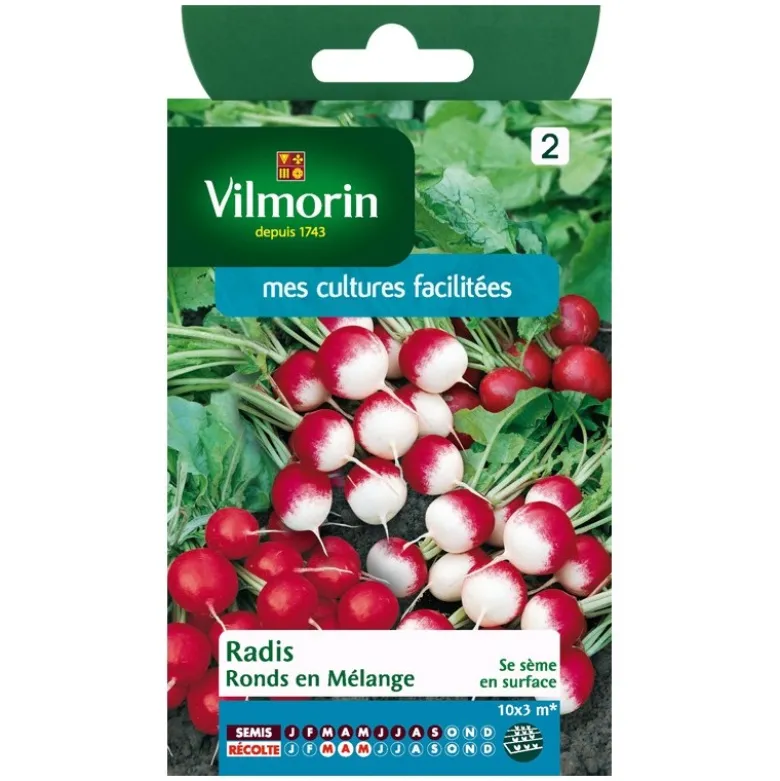Radis rond mélange