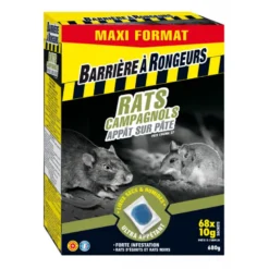 Rats&campagnols appât sur pâtée maxi format 680g - BARRIERE A RONGEURS