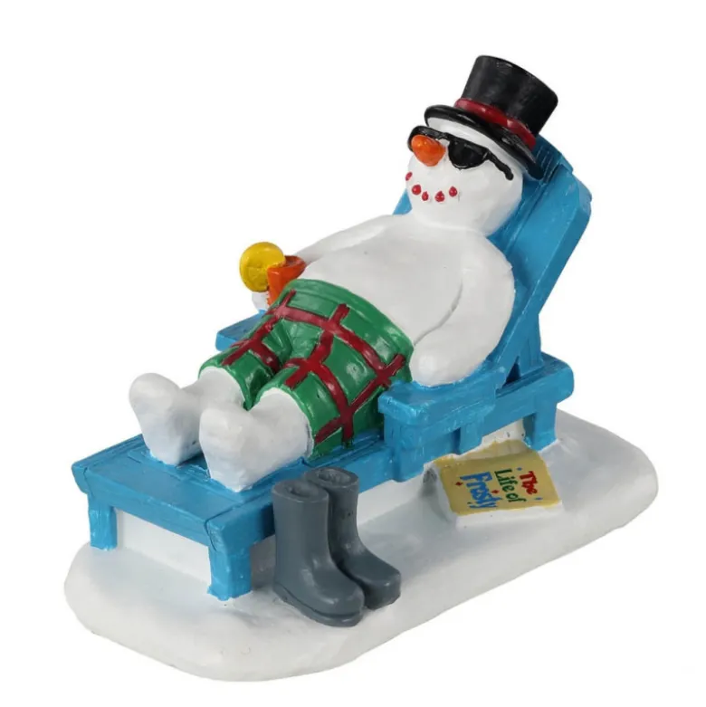 RELAXING SNOWMAN - LEMAX