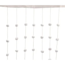 Rideau de flocons de neige 90x2m blanc - DECORIS
