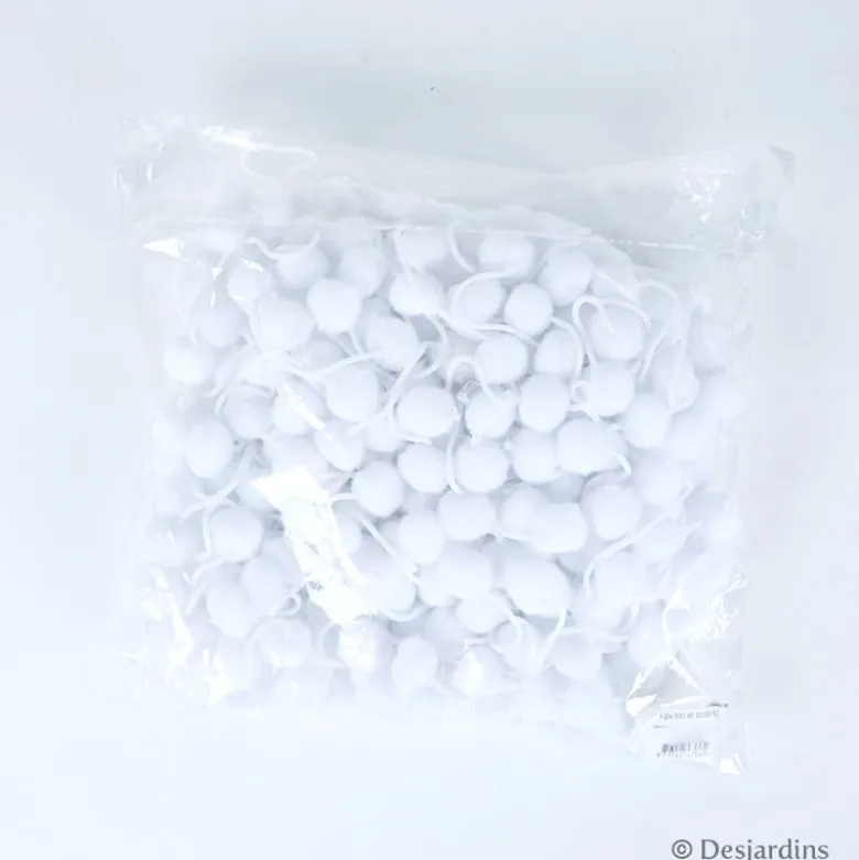 Rideau de flocons de neige 90x2m blanc - DECORIS