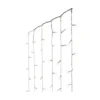 Rideau lumineux d'extérieur blanc froid - 2,25m - 480LEDs