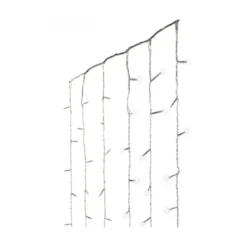 Rideau lumineux d'extérieur blanc froid - 2,25m - 480LEDs