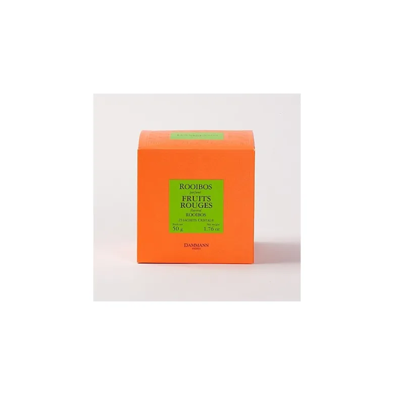 Rooibos "Fruits Rouges" Dammann - Boîte de 25 sachets Cristal