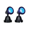 ROUND SPOT LIGHT BLUE SET OF 2 - LEMAX