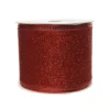 Ruban paillettes 270x6.3cm rouge - DECORIS