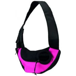 Sac frontal sling 50x25x18cm rose/noir - TRIXIE