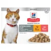 12 sachets repas pour chat stérilisé poulet et s - HILL'S