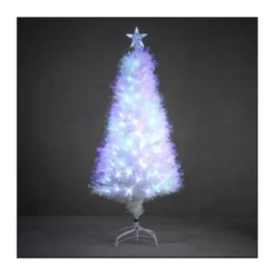 Sapin fibre optique blc Greenville multico.120cm - LUCA LIGHTING