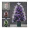Sapin fibre optique vert Greenville multico.60cm - LUCA LIGHTING