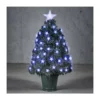 Sapin fibre optique vert Greenville bleu 60cm - LUCA LIGHTING