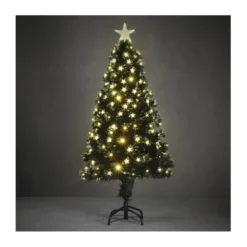 Sapin fibre optique vert Mercury multicol.150cm - LUCA LIGHTING