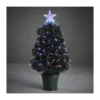 Sapin fibre optique vert Stratton multicol.60cm - LUCA LIGHTING