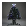 Sapin fibre optique vert Stratton multicol.45cm - LUCA LIGHTING