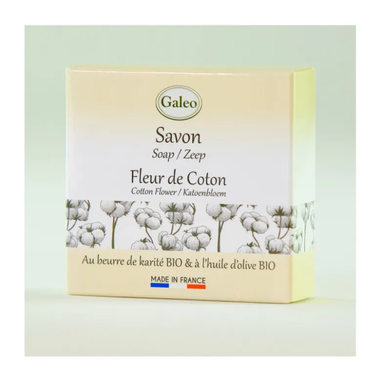 Savon 100g fleur de coton - GALEO