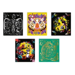 Scratch art - animaux du monde - JANOD