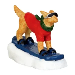 SNOWBOARDING DOG - LEMAX