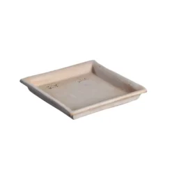 Soucoupe carrée Goicoechea terre cuite étanche - 30x30cm