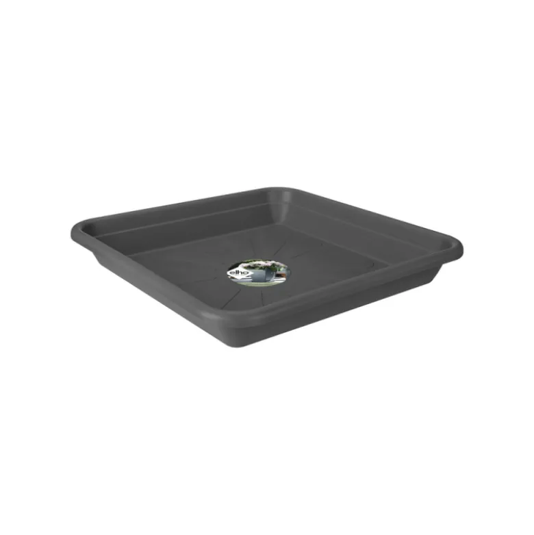 Soucoupe carrée universelle l25 anthracite- ELHO