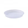 Soucoupe ronde Elho "Provence" transparente - ø14cm