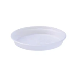 Soucoupe ronde Elho "Provence" transparente - ø10cm
