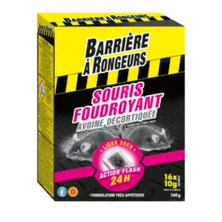 Souris foudroyant appat céréales 160g - BARRIERE A RONGEURS