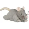 Souris peluche avec son 15cm gris - TRIXIE