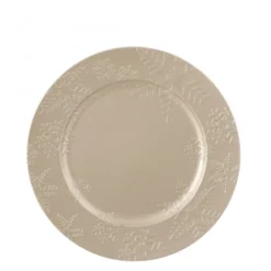 Sous assiette déco flocon neige ø33 or - EDELMAN
