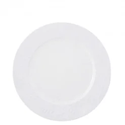 Sous assiette déco flocon neige ø33 blanc - EDELMAN