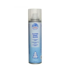 Spray bombe paillettes arg 100ml argent - DECORIS