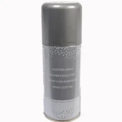 Spray bombe paillettes arg 100ml argent - DECORIS