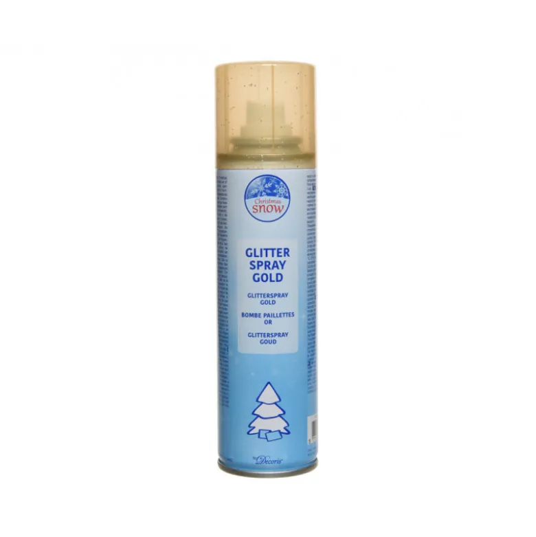 Spray bombe paillettes or 100ml or - DECORIS