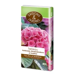 Terreau hortensias-rhododendrons 40l - SAISONS ET JARDINS
