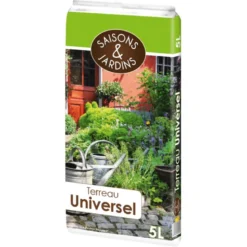 Terreau universel 5l - SAISONS ET JARDINS