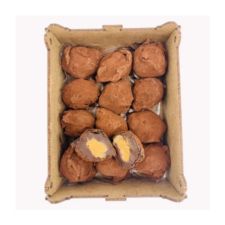 Truffes noires beurre de Calvados bte 200g - LA FABRIQUE À BISCUITS HONFLEUR