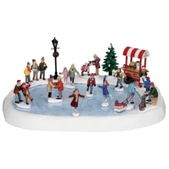 VILLAGE SKATING POND WITH SOUND - LEMAX